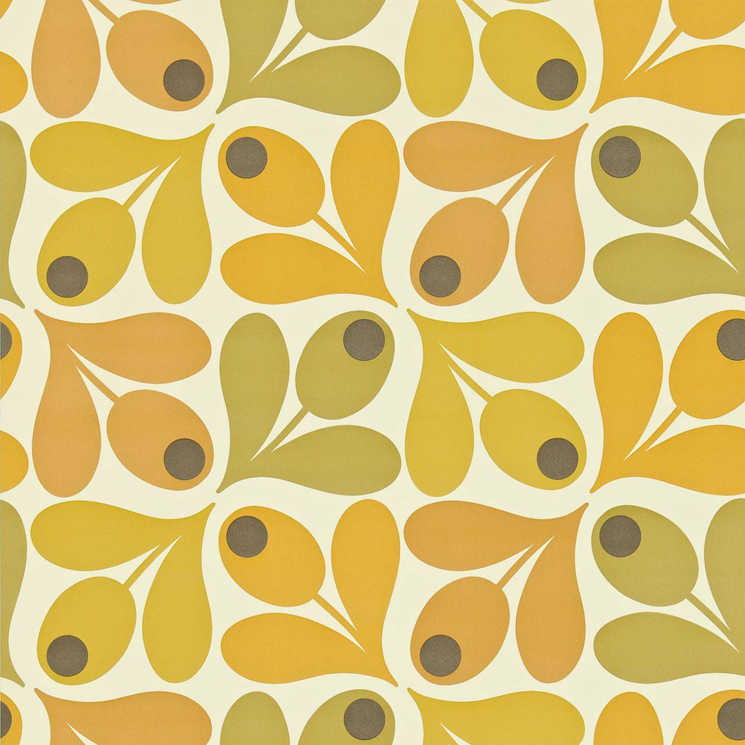 Yellow Flower Peel and Stick Removable Wallpaper 0982 | Walls By Me