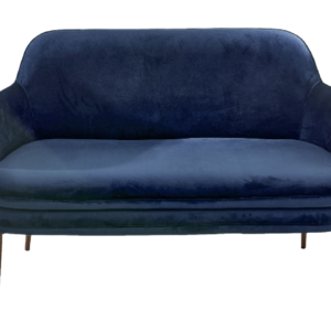 Blue Velvet Loveseat