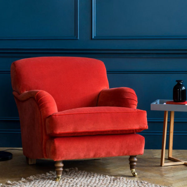 Armchair in Burnt Orange